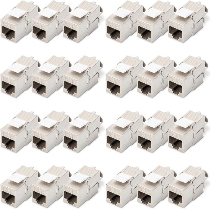 Модуль DIGITUS Keystone САТ 6А RJ45, STP, compact, 24 шт.