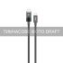 Кабель USB-C > USB-C заряджання/синхронізації 2E 1м, 100Вт Type-C, Digital Display, черный