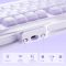 Клавіатура механічна GravaStar Mercury K1 80keys, GravaStar x Kailh Cheery Pink, EN, BT/WL/USB, Lavender Purple