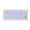 Клавіатура механічна GravaStar Mercury K1 80keys, GravaStar x Kailh Cheery Pink, EN, BT/WL/USB, Lavender Purple