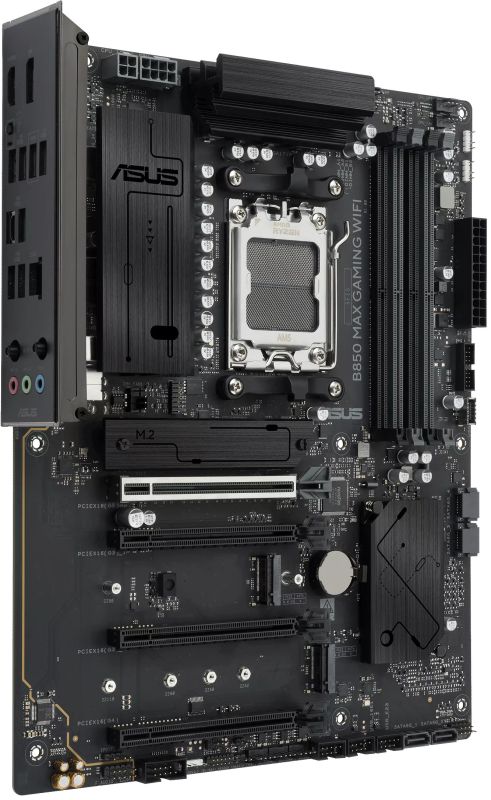 Материнcька плата ASUS B850 MAX GAMING WIFI sAM5 B850 4xDDR5 M.2 HDMI DP ATX