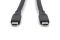 Кабель DIGITUS USB-C > USB-C заряджання/синхронізації, USB4 2.0, 80G, 240W, 16K, силіконовий, 1м, чорний