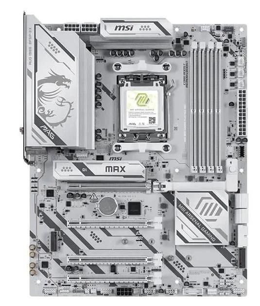 Материнcкая плата MSI MAG X870E GAMING PLUS MAX WIFI sAM5 X870E 4xDDR5 M.2 HDMI Wi-Fi BT ATX