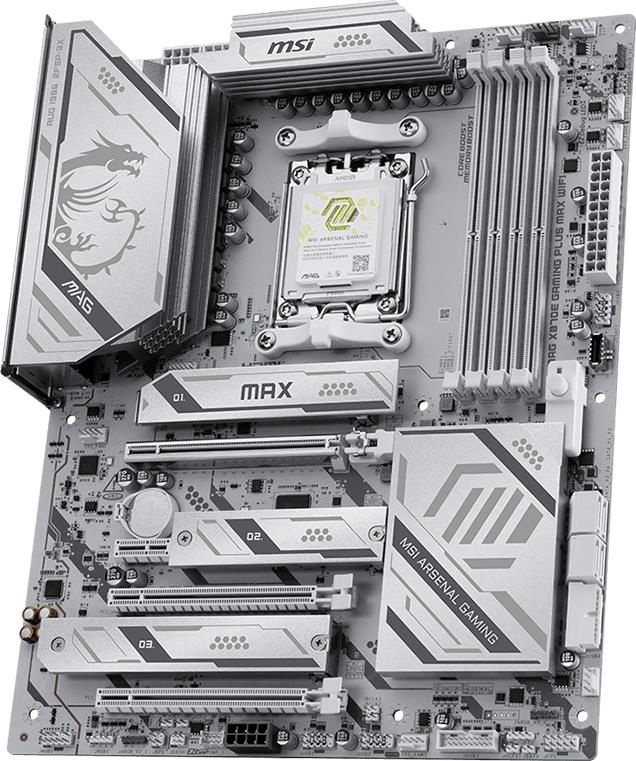 Материнcкая плата MSI MAG X870E GAMING PLUS MAX WIFI sAM5 X870E 4xDDR5 M.2 HDMI Wi-Fi BT ATX