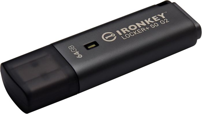 Kingston   64GB USB 3.2 Type-A Gen1 IronKey Locker+ 50 G2