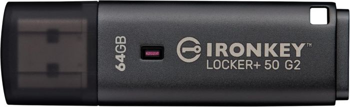 Kingston   64GB USB 3.2 Type-A Gen1 IronKey Locker+ 50 G2