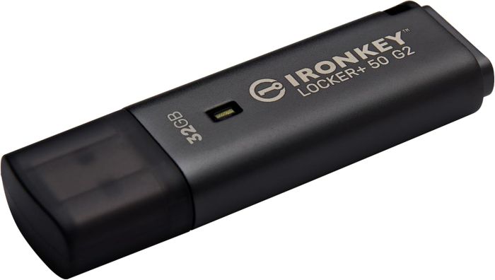 Накопитель Kingston   32GB USB 3.2 Type-A Gen1 IronKey Locker+ 50 G2