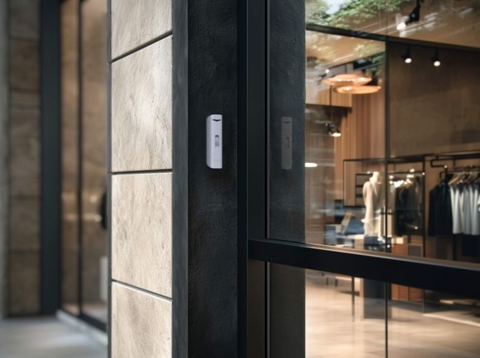 Датчик движения уличный типа «штора» Ajax Curtain Outdoor Mini, Jeweler, беспроводной, белый, 130273.345.WH1