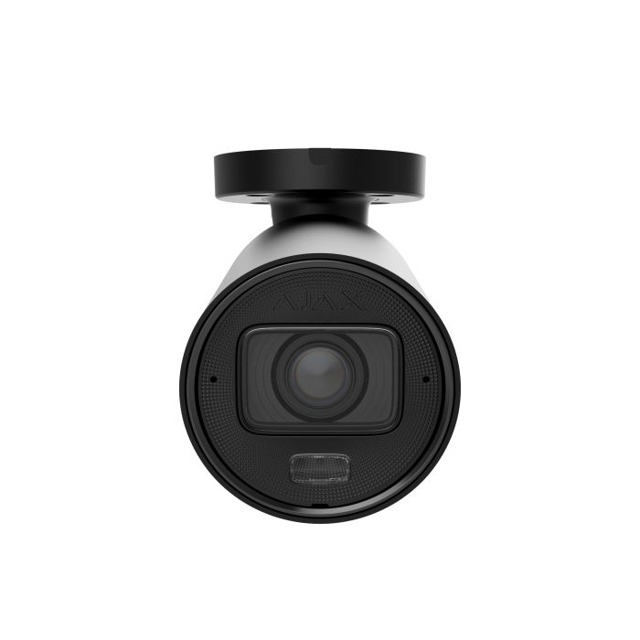IP-камера дротова Ajax BulletCam HLVF 8 MP Black, 2.8–12 мм, PoE, True WDR, IP67, ІЧ 60 м, LED 40 м, аудіо, кут огляду 31° до 111°, вулична, чорна, 126278.217.BL1