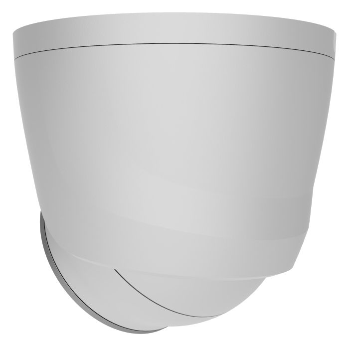 IP-камера дротова Ajax TurretCam HLVF 5 MP White, 2.8–12 мм, PoE, True WDR, IP67, ІЧ 60 м, LED 40 м, аудіо, кут огляду 31° до 111°, вулична, біла, 126281.197.WH1