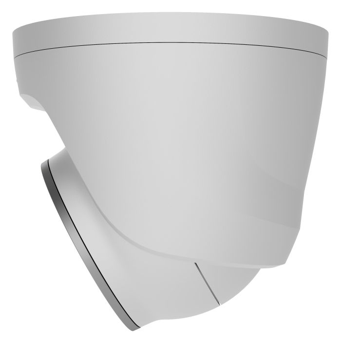 IP-камера дротова Ajax TurretCam HLVF 8 MP White, 2.8–12 мм, PoE, True WDR, IP67, ІЧ 60 м, LED 40 м, аудіо, кут огляду 31° до 111°, вулична, біла, 126283.197.WH1