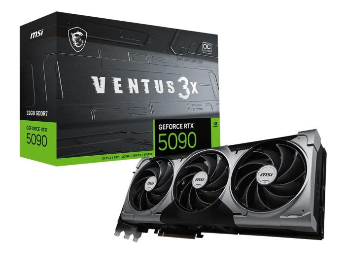 Видеокарта MSI GeForce RTX 5090 32GB GDDR7 VENTUS 3X OC