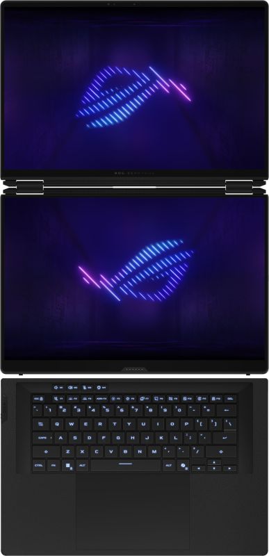Ноутбук ASUS ROG Zephyrus Duo 16 GX651AX-SR100X 16" 3K Touch OLED, Intel Ultra 9 386H, 64GB, F2TB, NVD5090-24, noOS, Сірий