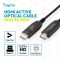 DIGITUS HDMI AOC Connection Cable, Type A M/M, 40m, Ultra HD, 8K@60 Hz, gold, bl