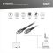 DIGITUS HDMI Ultra Premium High Speed Connection Cable, A M/M, 2.0m, Alu Housing, UHD, 8K@60Hz, gold, bl