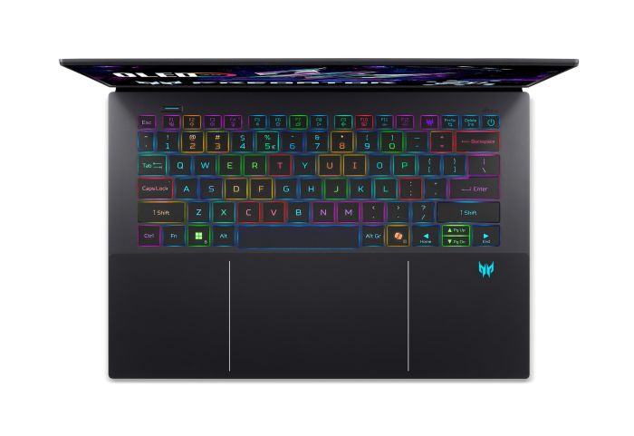 Acer Notebook Predator Triton 14 PT14-52T 14.5" 2.8K OLED Touch, Intel U9-288V, 32GB, F2TB, NVD5070-8, Win11P, black