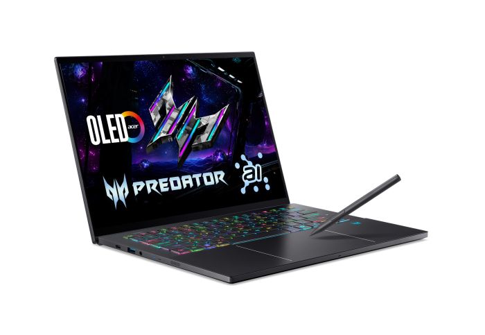 Acer Notebook Predator Triton 14 PT14-52T 14.5" 2.8K OLED Touch, Intel U9-288V, 32GB, F1TB, NVD5070-8, Win11P, black