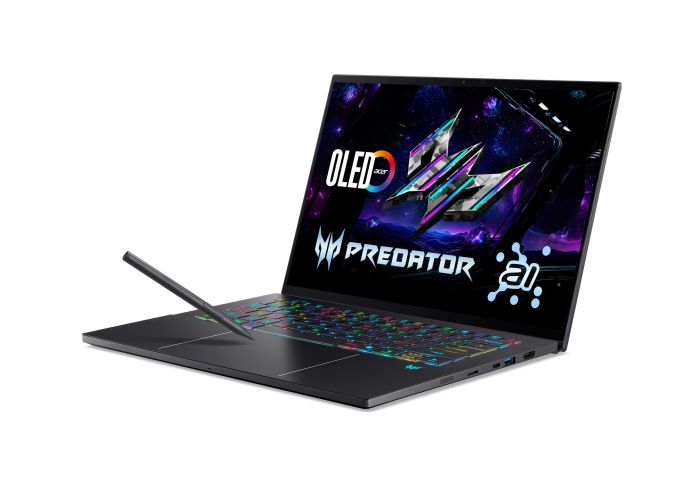 Acer Notebook Predator Triton 14 PT14-52T 14.5" 2.8K OLED Touch, Intel U9-288V, 32GB, F1TB, NVD5070-8, Win11P, black