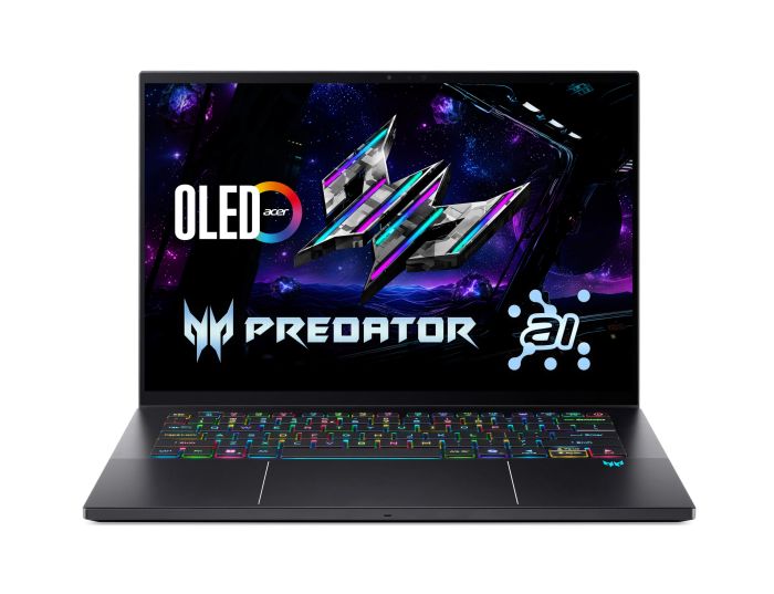 Acer Notebook Predator Triton 14 PT14-52T 14.5" 2.8K OLED Touch, Intel U9-288V, 32GB, F1TB, NVD5070-8, Win11P, black