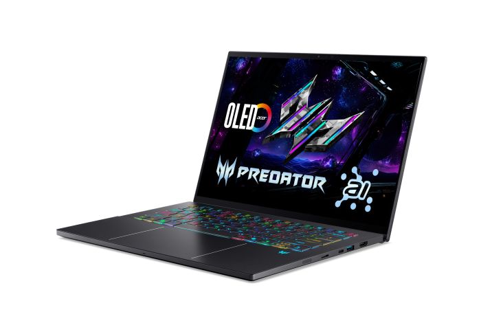 Acer Notebook Predator Triton 14 PT14-52T 14.5" 2.8K OLED Touch, Intel U9-288V, 32GB, F1TB, NVD5070-8, Win11P, black
