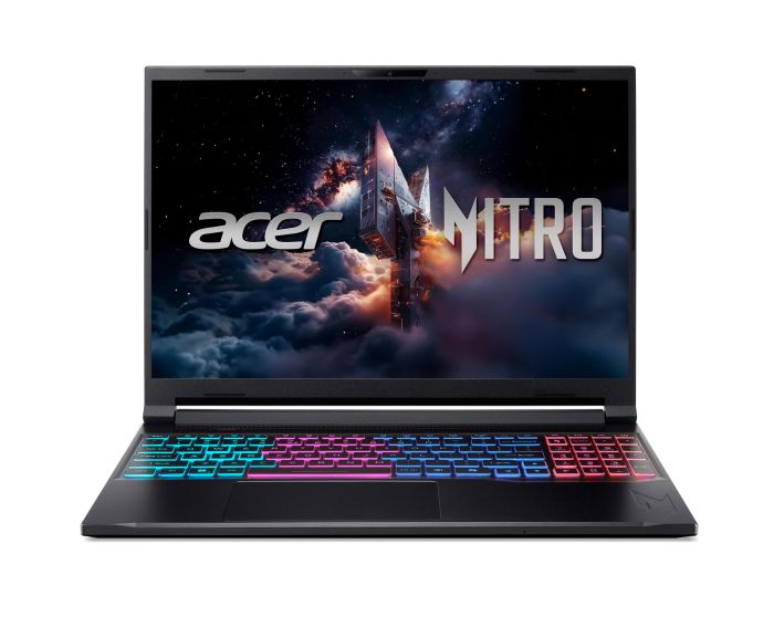 Ноутбук Acer Nitro V 16S ANV16S-71 16" WQXGA IPS, Intel 7-240H, 16GB, F1TB, NVD5070-8, Lin, черный