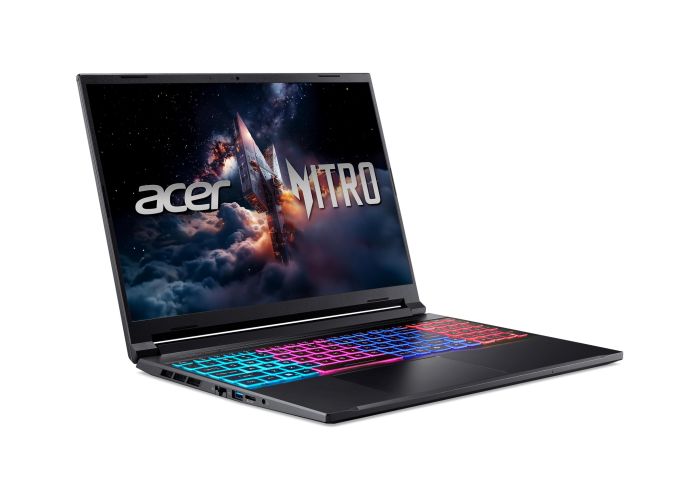 Ноутбук Acer Nitro V 16S ANV16S-71 16" WQXGA IPS, Intel 7-240H, 16GB, F1TB, NVD5070-8, Lin, черный