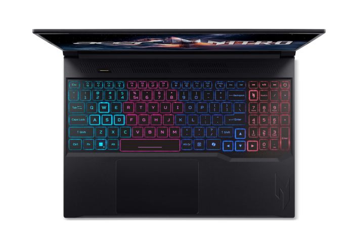 Ноутбук Acer Nitro V 16S ANV16S-71 16" WQXGA IPS, Intel 7-240H, 16GB, F1TB, NVD5070-8, Lin, черный