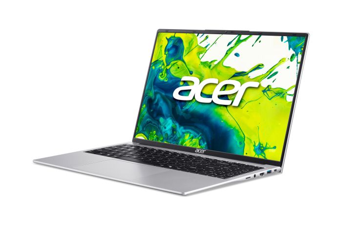 Acer Aspire Lite AL16-54P 16" WUXGA IPS, Intel 5-120U, 16GB, F512GB, UMA, Lin, silver