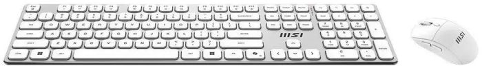 Комплект клавіатура та миша MSI FORGE K210 W COMBO WHITE UA, Wireless