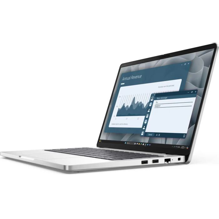 Ноутбук Dell Pro 14 14" FHD+ IPS AG, Intel U5-235U, 16GB, F512GB, UMA, Lin, серебристый, US кравиатура