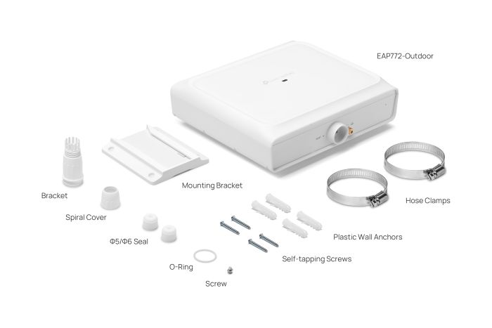 Точка доступа TP-LINK EAP772 OUTDOOR BE11000 1x2.5GE LAN, PoE, Внешняя