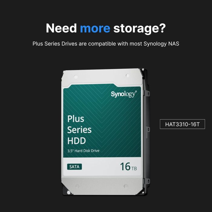 Жорсткий диск Synology 3.5" 16TБ SATA 7200