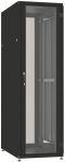 Шафа ZPAS 19", 42U, SZB IT, одностулкові передні та задні перфоровані двері, 600x800 мм, максимально 1500кг, сіра