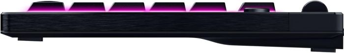 Razer Keyboard mechanical BlackWidow V4 Low-profile TKL HyperSpeed, 87key, Yellow Switch, USB-A/WL/BT, EN, RGB, black