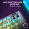 Razer Keyboard mechanical BlackWidow V4 75% RGB 83key Mechanical Tactile Switch GEN-3, USB-A, EN, Phantom White Ed.