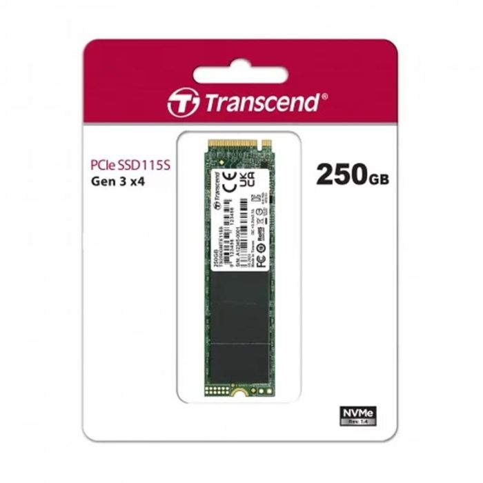 Накопитель SSD Transcend M.2 250GB PCIe 3.0 MTE115S