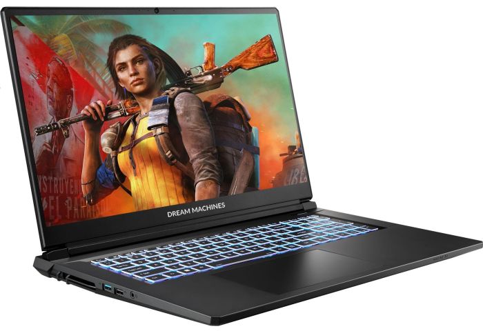 Ноутбук Dream Machines RT5060-17 17.3FHD IPS, AMD R7 260, 16GB, F1TB, NVD5060-8, DOS, черный