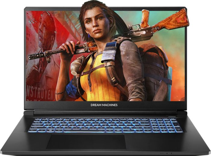 Ноутбук Dream Machines RT5060-17 17.3FHD IPS, AMD R7 260, 16GB, F1TB, NVD5060-8, DOS, черный