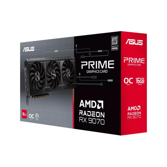 ASUS Radeon RX 9070 16GB GDDR6 OC GRE PRIME-RX9070GRE-O12G