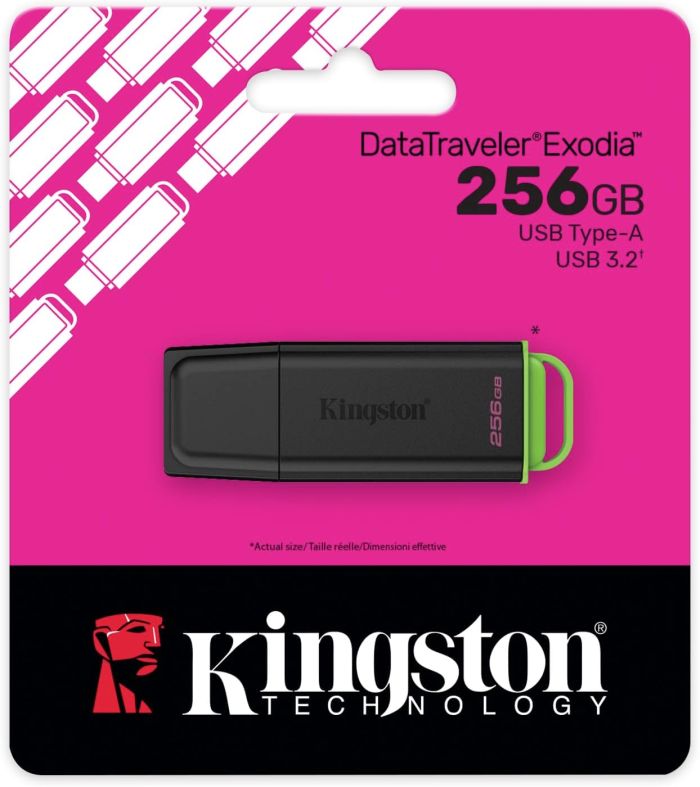 Kingston  256GB USB 3.2 Type-A Gen1 DT Exodia