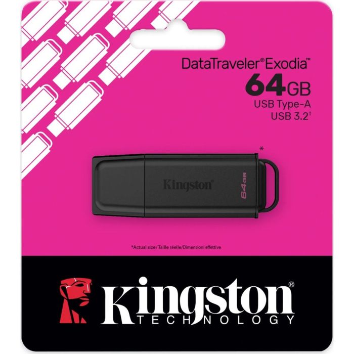 Kingston   64GB USB 3.2 Type-A Gen1 DT Exodia