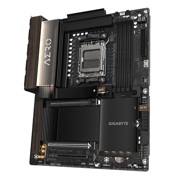 GIGABYTE Motherboard X870E AERO X DK WOOD sAM5 X870 4xDDR5 M.2 Wi-Fi BT HDMI ATX