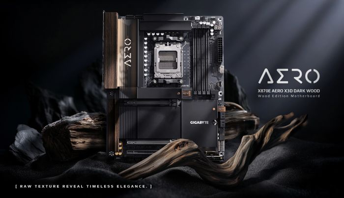 GIGABYTE Motherboard X870E AERO X DK WOOD sAM5 X870 4xDDR5 M.2 Wi-Fi BT HDMI ATX