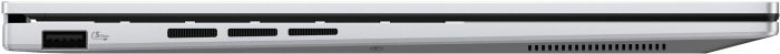 Ноутбук ASUS Zenbook 14 UX3405CA-ST1262 14" 3K OLED, Intel Ultra 5 225H, 16GB, F1TB, UMA, NoOS, Серебристый