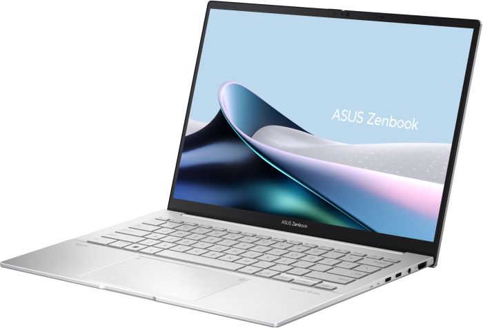 Ноутбук ASUS Zenbook 14 UX3405CA-ST1262 14" 3K OLED, Intel Ultra 5 225H, 16GB, F1TB, UMA, NoOS, Серебристый