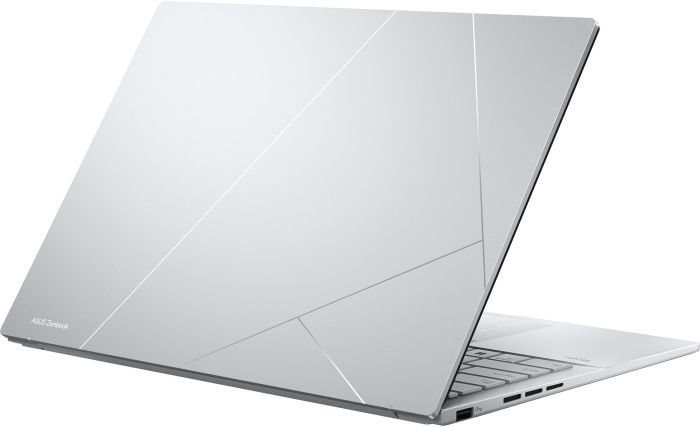 Ноутбук ASUS Zenbook 14 UX3405CA-ST1262 14" 3K OLED, Intel Ultra 5 225H, 16GB, F1TB, UMA, NoOS, Серебристый