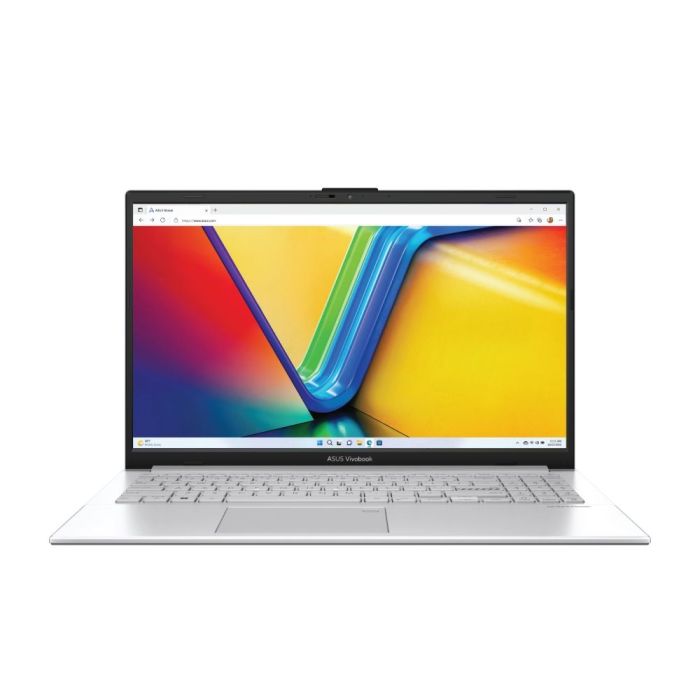 Ноутбук ASUS Vivobook GO 15 E1504FA-BQ2770 15.6" FHD IPS, AMD R3 30, 8GB, F512GB, UMA, NoOS, Серебристый