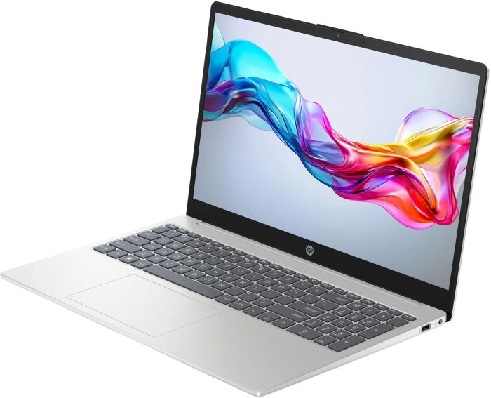 Ноутбук HP 15-fd1089ua 15.6" FHD IPS AG, C3-100U, 8GB, F512GB, UMA, DOS, сріблястий