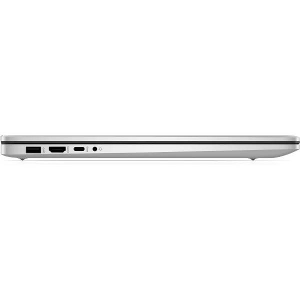 Ноутбук HP 17-cn3041ua 17.3" FHD IPS AG, N200, 8GB, F512GB, UMA, DOS, серебристый