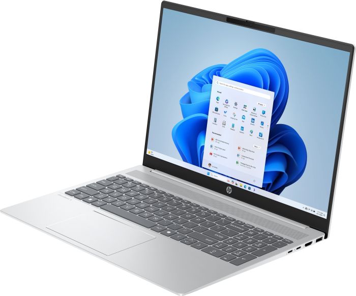 Ноутбук HP 17-cp2046ua 17.3" FHD IPS AG, R5-7520U, 16GB, F512GB, UMA, Win11H, сріблястий